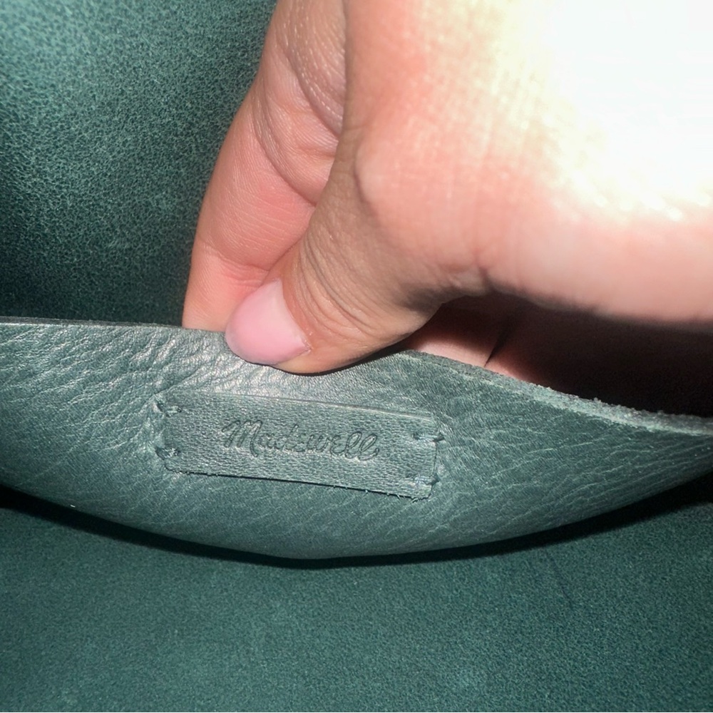 Madewell green leather shoulder bag - Picture 4 of 5
